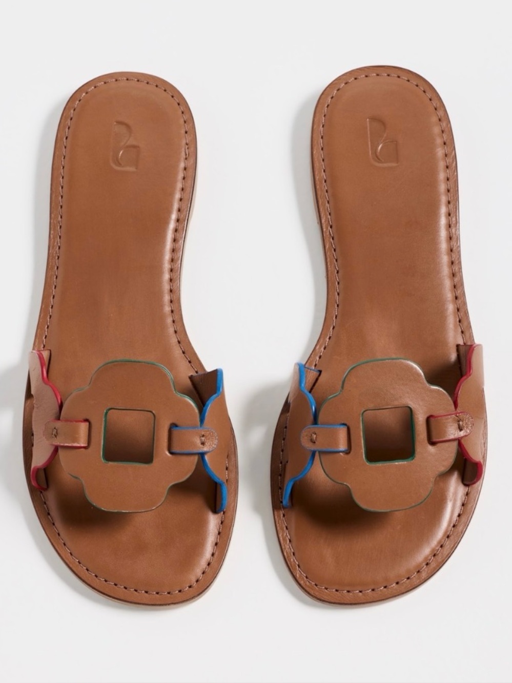 NWT Larroude Margherita Slides